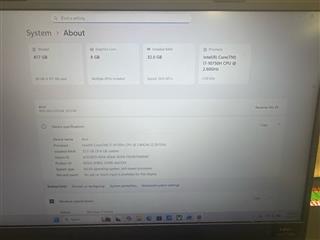 ASUS ROG G512L 32GB RAM intel core i7 2.6GHZ